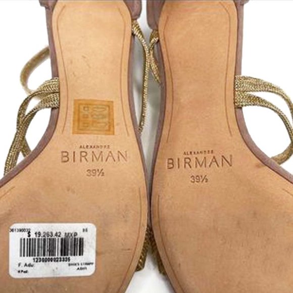 Alexandre Birman Brown Suede Strappy Scandals NWOT 8.5